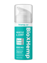 Load image into Gallery viewer, BIOXHEMP MUSCLE & JOINT RELIEF CREAM - PEPPERMINT AND MENTHOL (5,000MG)
