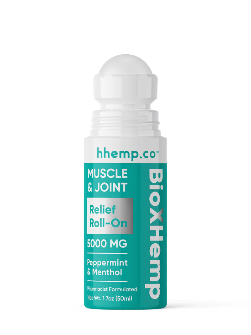 BIOXHEMP MUSCLE & JOINT RELIEF CREAM - PEPPERMINT AND MENTHOL