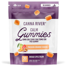 Load image into Gallery viewer, Canna River Calm CBD:CBG:CBN Gummies