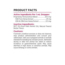 Load image into Gallery viewer, Paw CBD Broad Spectrum CBD Dog Oil Tincture - Peanut Butter