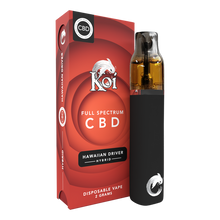 Load image into Gallery viewer, Koi CBD Full Spectrum Disposable Vape Bar (2 Gram) - Hawaiian Driver (Hybrid)