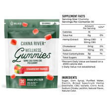 Load image into Gallery viewer, Canna River Wellness CBD:CBG Gummies