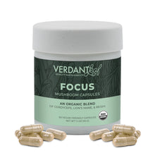 Load image into Gallery viewer, Verdant Leaf Focus Mushroom Capsules