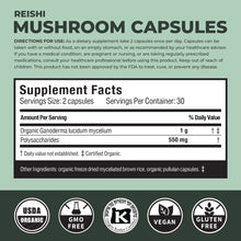 Load image into Gallery viewer, Verdant Leaf Reishi Capsules