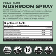 Load image into Gallery viewer, Verdant Leaf Focus Mushroom Spray