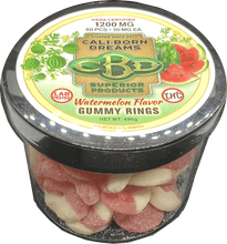 Load image into Gallery viewer, Cali Born Dreams Watermelon-Flavored 4800mg CBD Gummies – 30mg