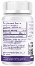 Load image into Gallery viewer, Medterra - Gel Capsules 25mg