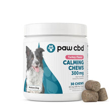 Load image into Gallery viewer, Paw CBD Broad Spectrum CBD Dog Calming Chews - 300mg