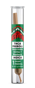 Chiefstix Watermelon Zkittlez + Blueberry 1g THCa Preroll (Indica)