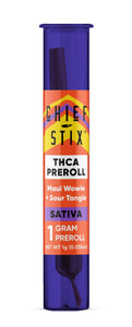 Chiefstix Maui Wowie + Sour Tangie 1g THCa Preroll (Sativa)