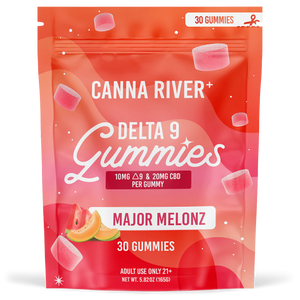 Canna River D9 THC:CBD Major Melonz Gummies