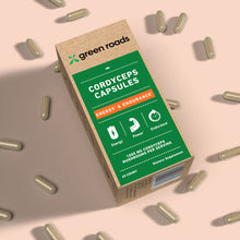 Load image into Gallery viewer, Greenroads Cordyceps Energy &amp; Endurance Mushroom Capsules - (60ct)