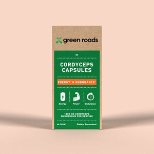 Greenroads Cordyceps Energy & Endurance Mushroom Capsules - (60ct)