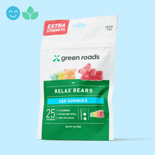 Load image into Gallery viewer, Greenroads Extra Strength CBD Relax Bears - (10ct) 250mg