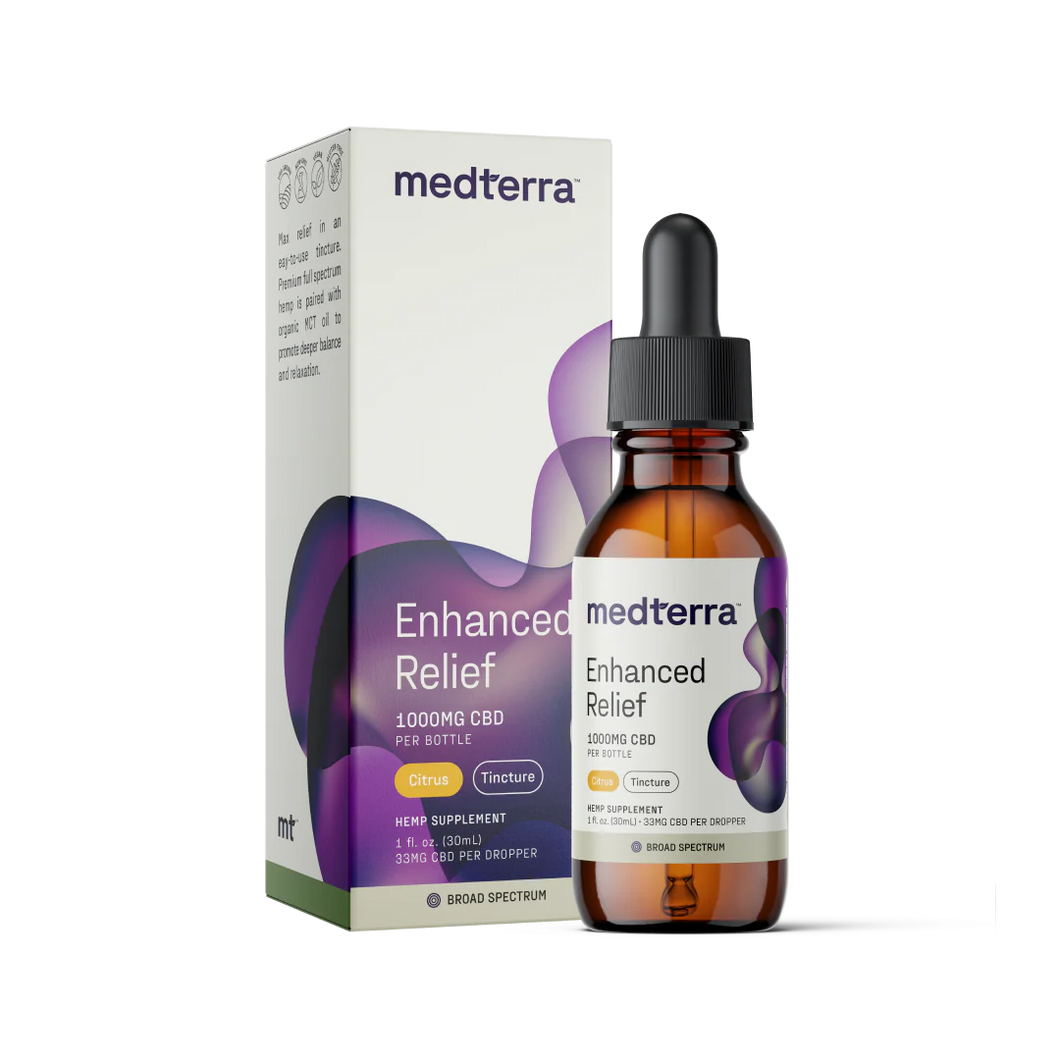 Medterra Enhanced Relief Broad Spectrum 1000mg CBD Oil