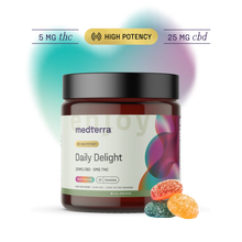 Load image into Gallery viewer, Medterra Daily Delight CBD+THC Gummies