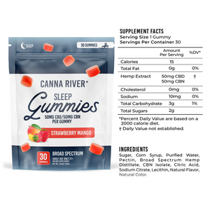 Canna River Sleep CBD:CBN Gummies