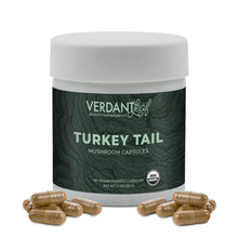 Load image into Gallery viewer, Verdant Leaf Turkey Tail Capsules