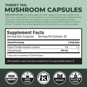 Verdant Leaf Turkey Tail Capsules