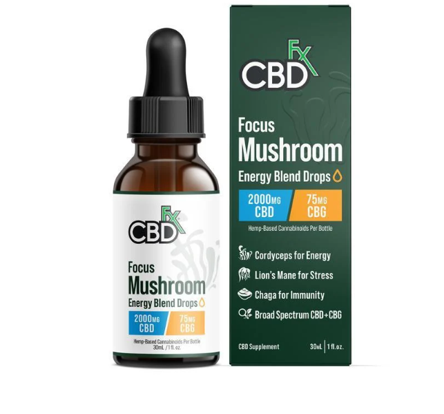 CbdFx - Focus Mushroom + CBD Drops: CBG Energy Blend – CBDFarmacy