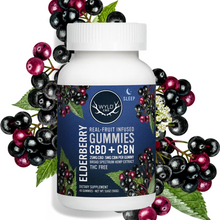 Load image into Gallery viewer, WYLD CBD REAL-FRUIT INFUSED GUMMIES CBD+CBN 1000mg